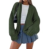 PRETTYGARDEN Cardigan Sweaters for Women Trendy Fall Fashion 2026 Long Sleeve Chunky Knit Cardigans Winter Clothing Outfits