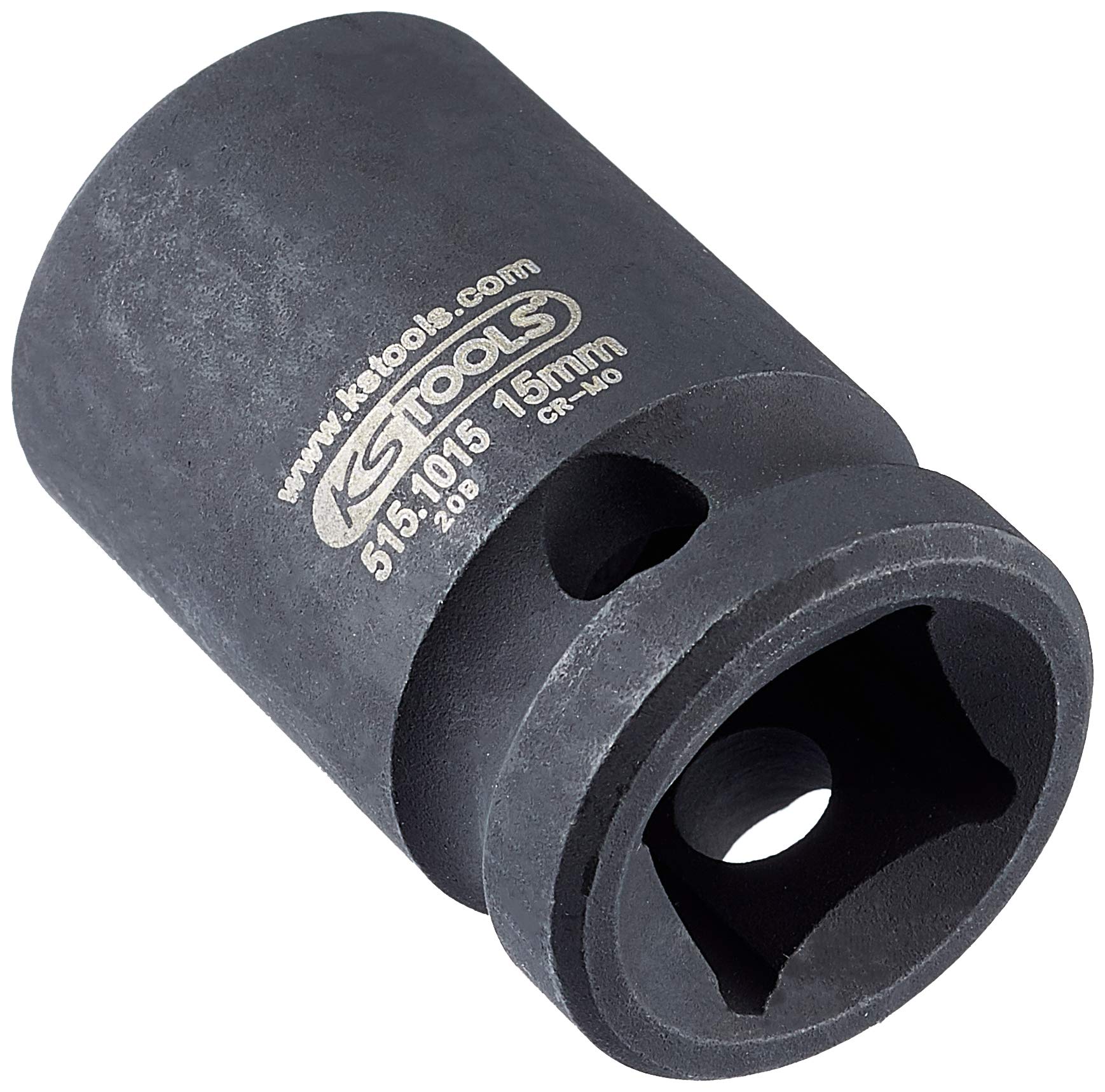 KS Tools 515.1015 1/2-inch 15mm Short Hex Impact Socket