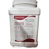 Alconox Detergent Cleaning Concentrate 4 lb. Container | Powder Form, 64 oz, Unscented, Biodegradable Formula, Hard Surface Use, Metal, Plastic, Ceramic, Rubber, Fiberglass