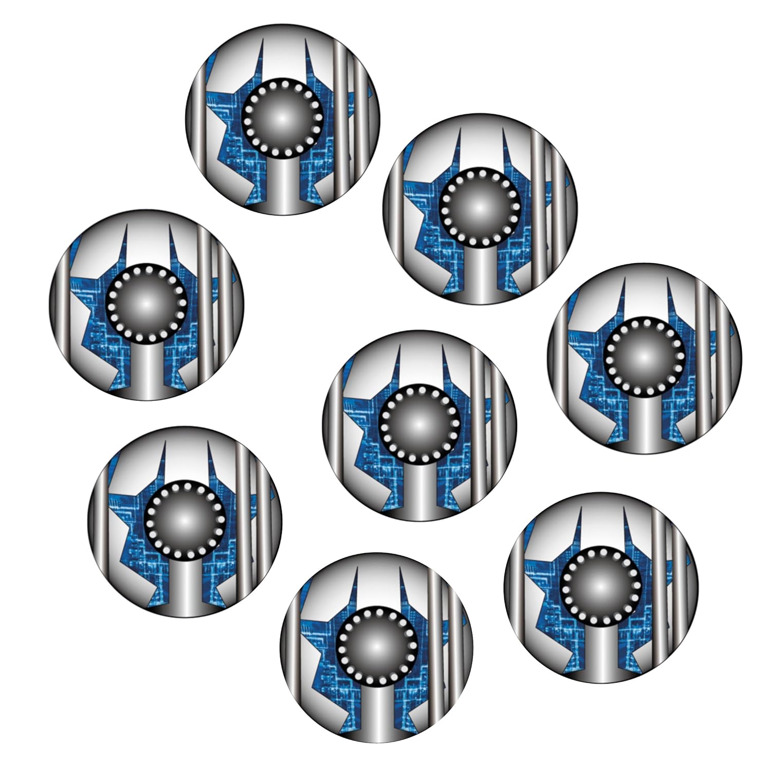 red spoke reflectors