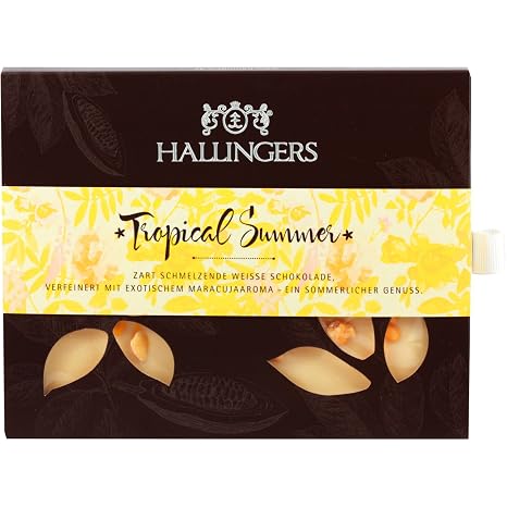 Hallingers Weisse Schokolade Mit Maracuja Hand Geschopft 90g