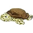 Warmies Microwavable & Weighted Stuffed Animals, Turtle - Heated Stuffed Animal Plushie for Warmth & Comfort - Cute Soft Plush Toys for Adults & Children (Boys, Girls, Babies & Toddlers)