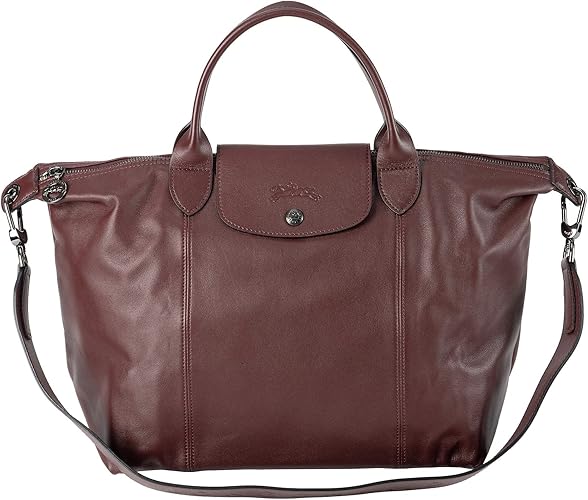 Amazon ロンシャン Longchamp ハンドバッグ 1515 757 E78 ル プリアージュ キュイール バーガンディ 並行輸入品 ハンドバッグ
