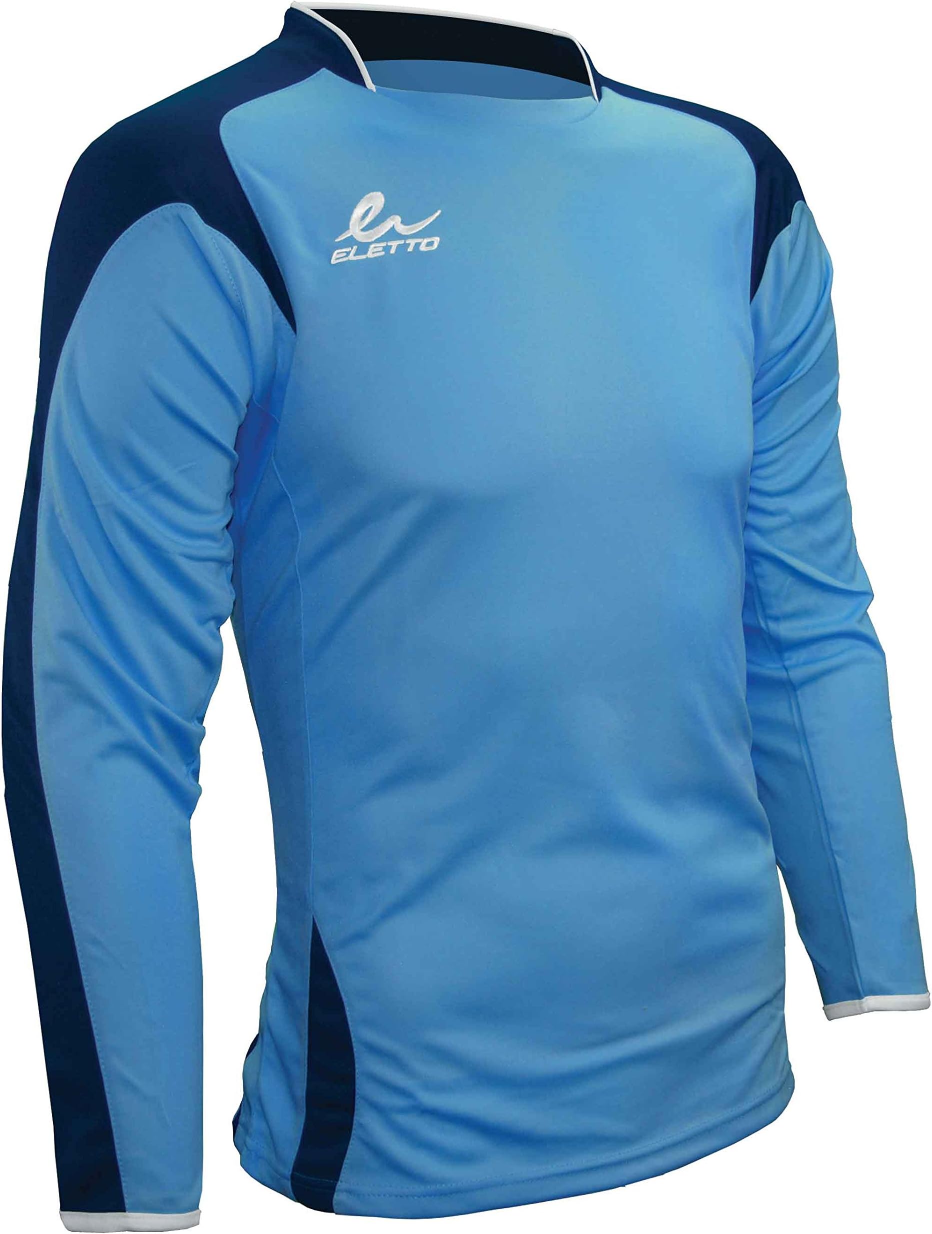 Eletto GK Fly Goalkeeper Jersey L/S (Youth Large, Sky Blue/Classic Navy)