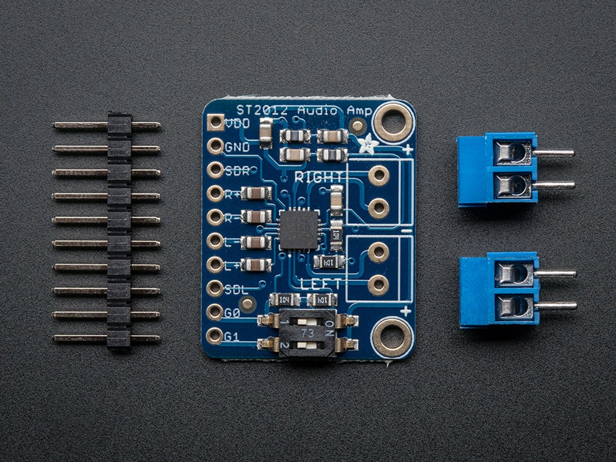 Adafruit Stereo 2.8W Class D Audio Amplifier - TS2012