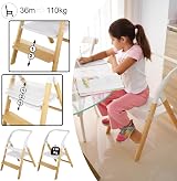 Twinly Alaia Baby 5-in-1 High Chair White Beech Wood Newborn Bouncer view 6