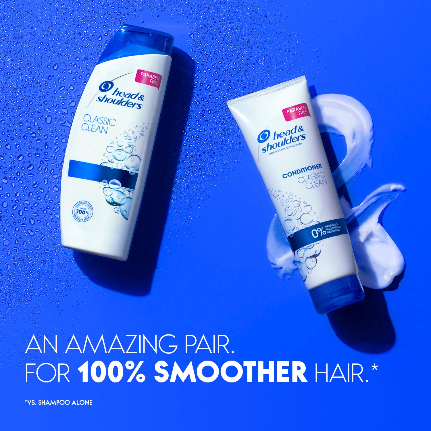 Head and Shoulders Shampoo, Anti Dandruff Treatment and Scalp Care, Classic Clean, 32.1 fl oz, Twin Pack : Beauty