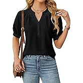 Blooming Jelly Women's Dressy Tops Business Casual Blouses Summer Button Down Work Shirts 2025