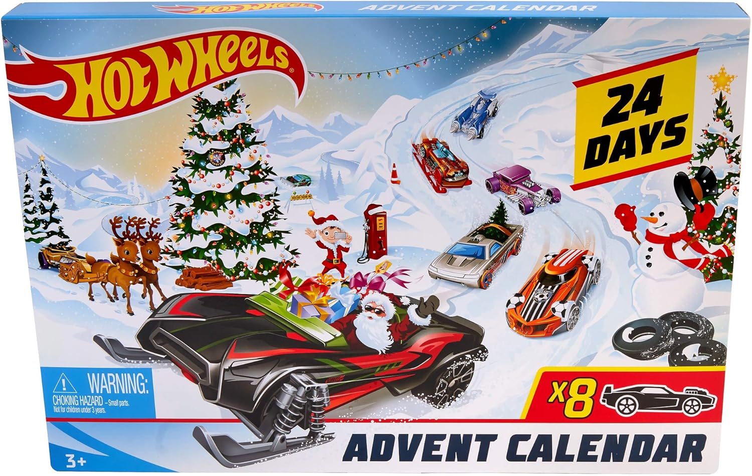 mattel hot wheels advent calendar