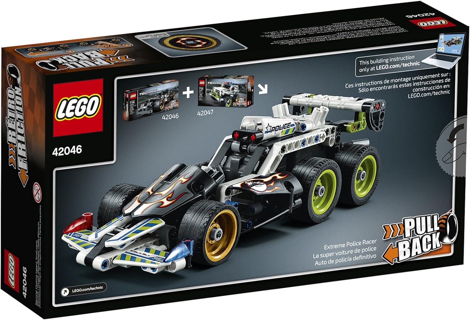 lego technic getaway racer 42046 building kit