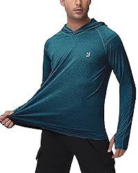 Mens UPF 50+ Fishing Swim Shirt - Long Sleeve Sun