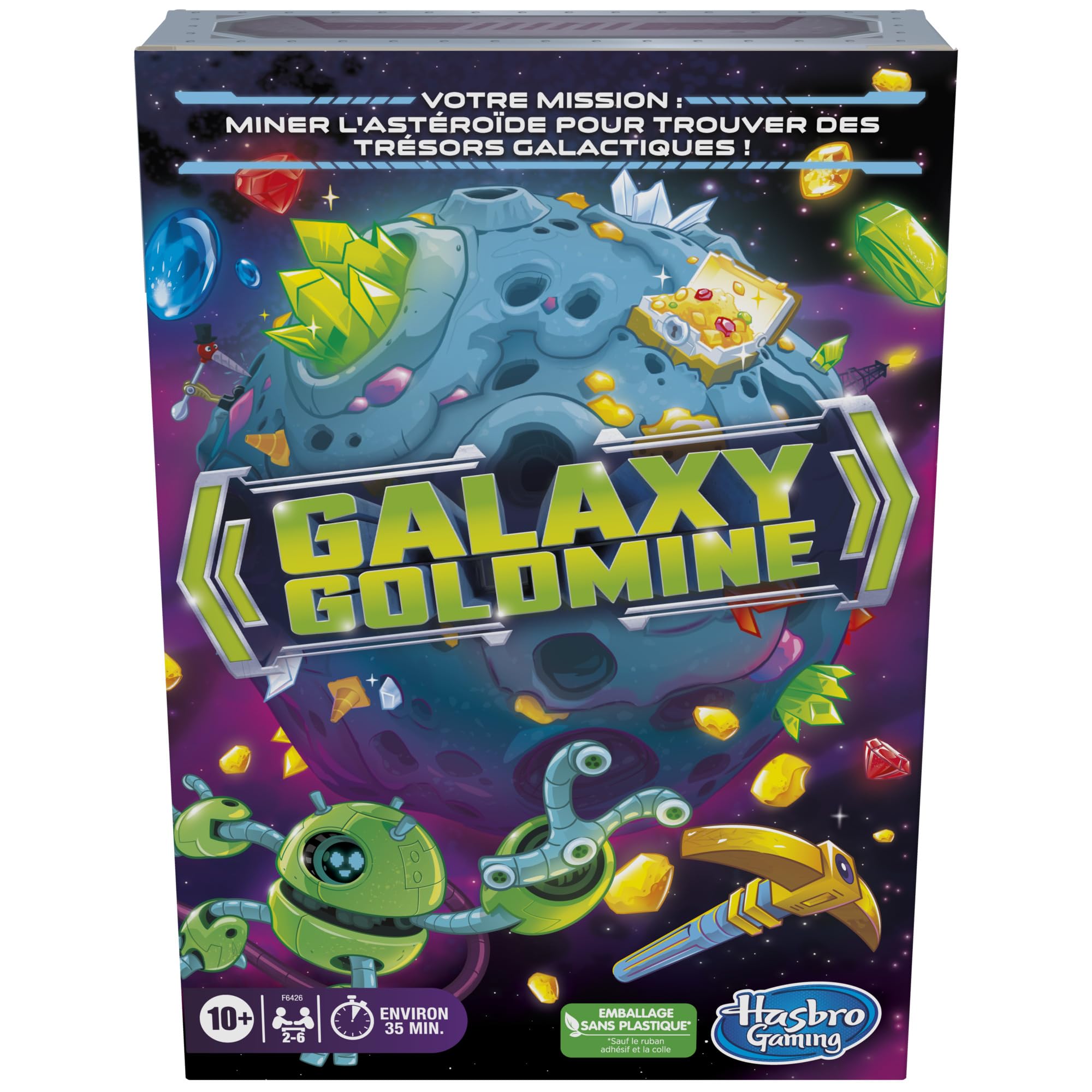 Galaxy Goldmine Family Strategic Card Game for Kids, Teens and Adults, Fun Card Games for Family, for 2-6 Players