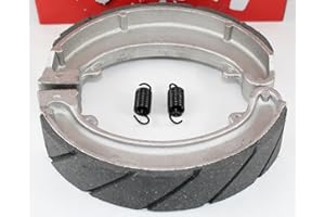 HI-CALIBER POWERSPORTS PARTS QUALITY WATER GROOVED REAR Brake Shoes & Springs for the 1985-1987 Honda ATC 250 ES Big Red & 250 SX ATCs