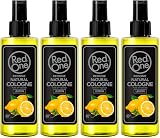 Redone Aftershave Natural Barber Cologne Spray Lemon Men's Grooming 4x 150ml view 1