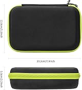 Yinke Green Hard Case for Braun Series 3/5/7 Trimmer MGK3335 BT3221 BT5260 Bag view 6