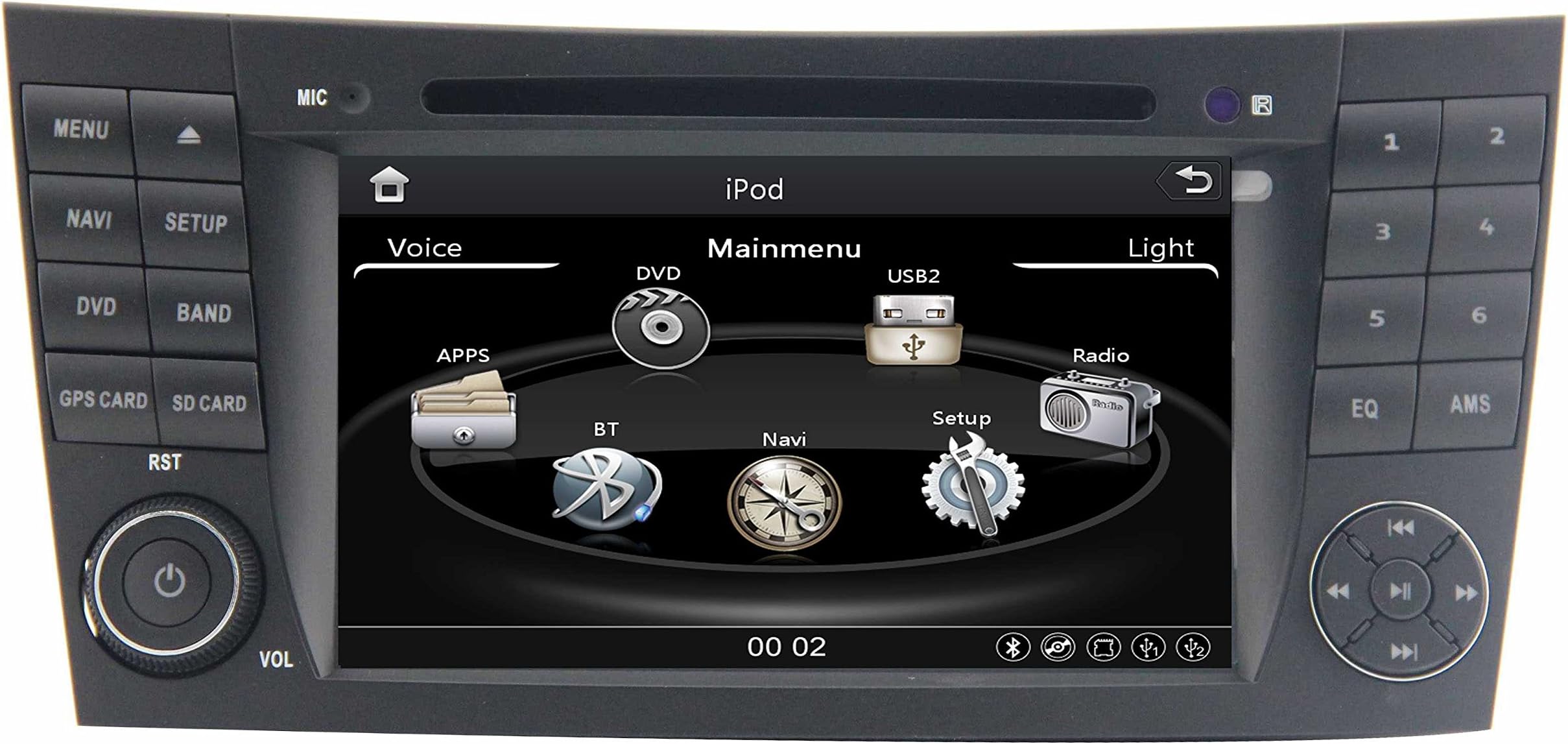 Zestech 7 inch Android 9.0 GPS Navigation for Benz E-class W211 CLS W219 CLK W209 G W463 In Dash HD Touch Screen Car DVD multimedia Video Player GPS Navigation Stereo Support Bluetooth/SD/USB/Ipod/DAB+/Radio/DVR/3G/AV-IN/1080P