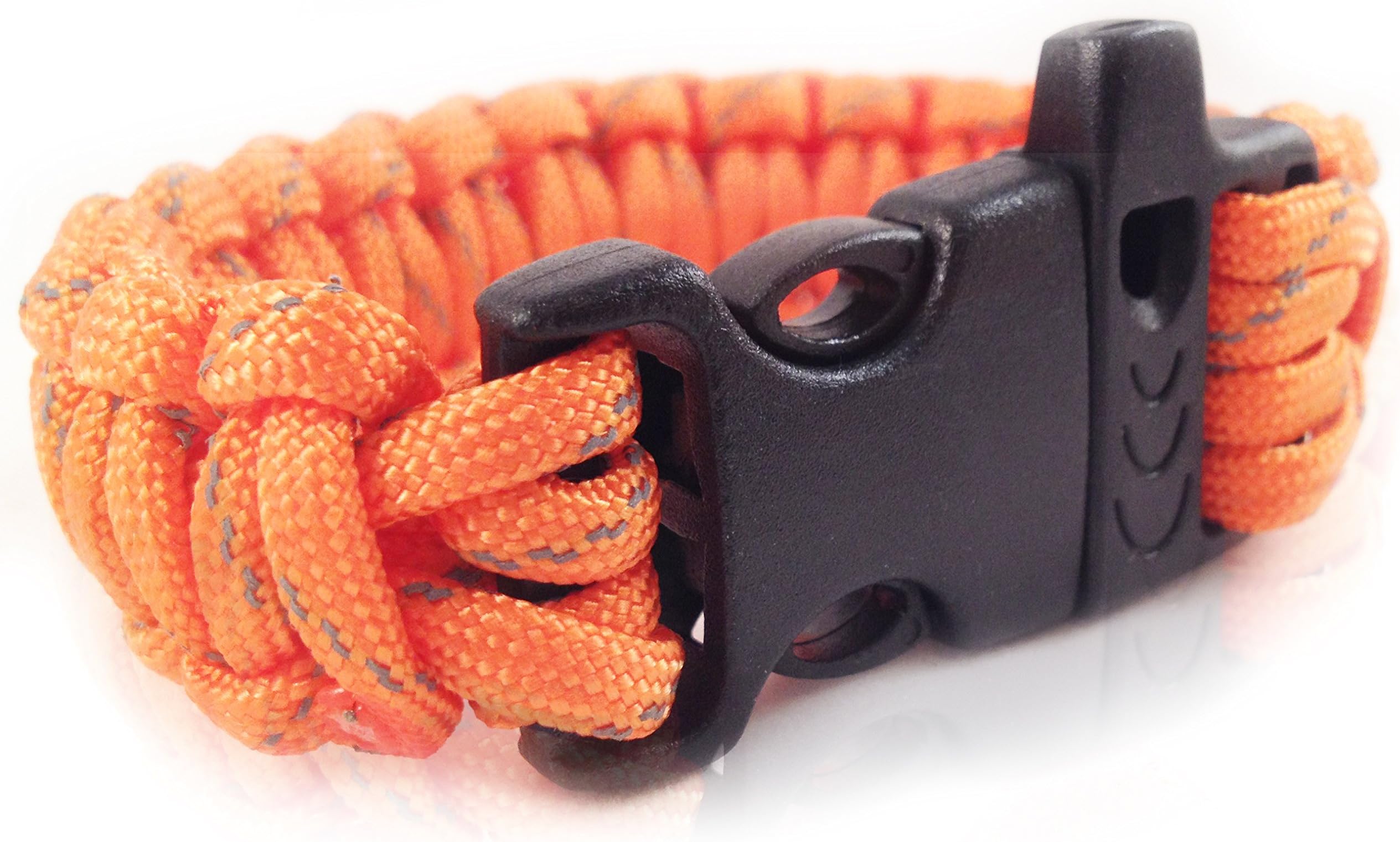 Personal Protection Attack or Rape Whistle. 550 Paracord Bracelet TSA, Air Travel Friendly, Med Alert, Be Safe! Wristband Covers Self Defense Emergency Preparedness Survival Gear Alarm Running Shoes Shoelaces Towing Safety Outdoor Camping Ties