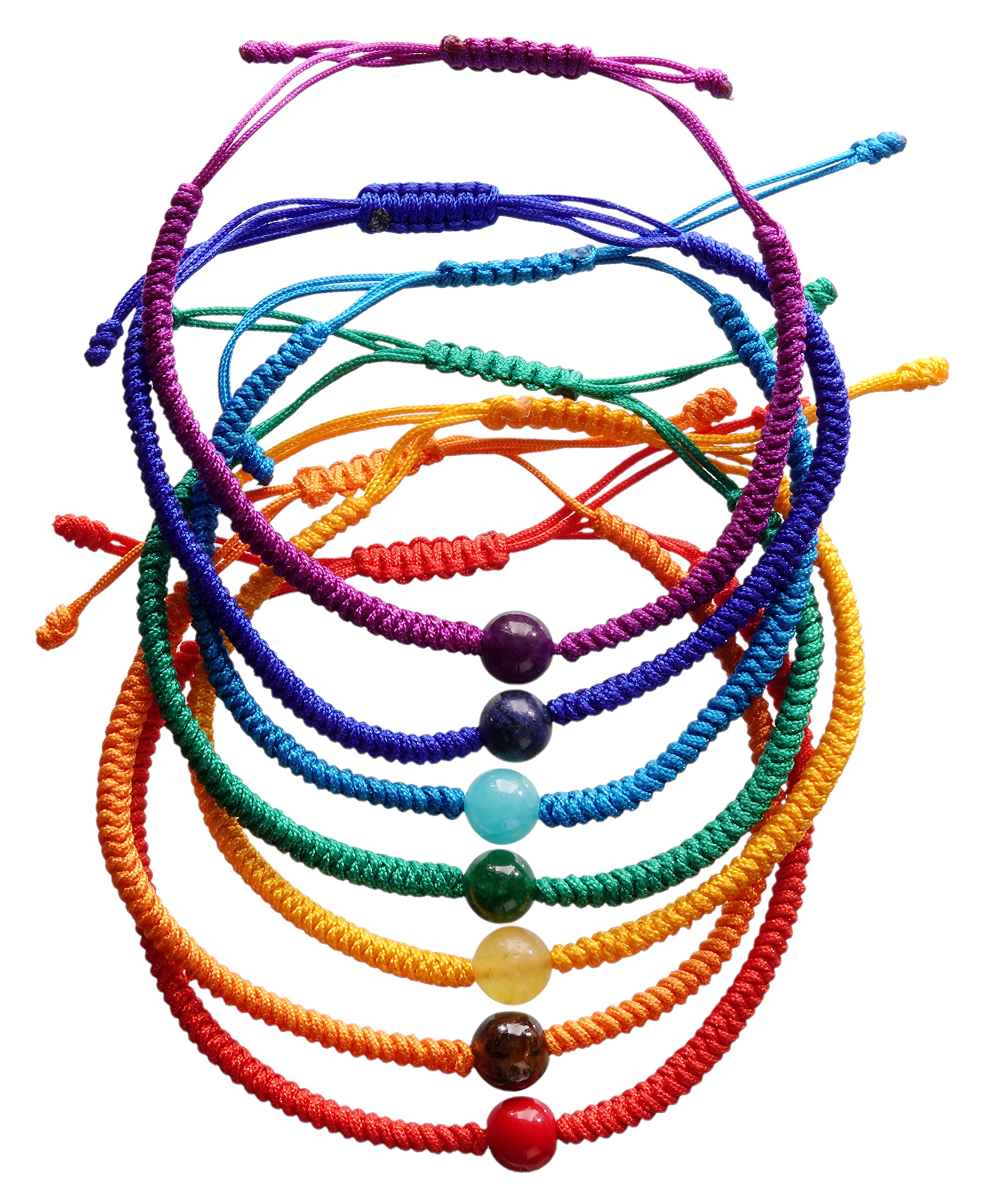 BUDDHAFIGUREN/Billy Held Chakra Bracelet - Lucky Bracelet, 19 centimeters