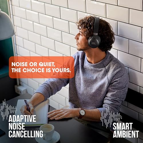 thumbnail image 2 of JBL Live 660NC - Wireless Over-Ear Noise Cancelling Headphones With Long Lasting Battery And Voice Assistant - Black And InfinityLab InstantStation Wireless Stand And USB-A Compact Fast Charging 2 of 14