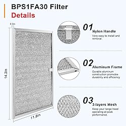 Allure Range Hood Grease Filter BPS1FA30 99010299