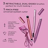 REAL Double Time Brush + Lash 4 Piece Set with Travel Caps view 2
