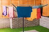 LIVIVO 45m Heavy Duty 4 Arm Rotary Garden Washing Line with Cover view 3