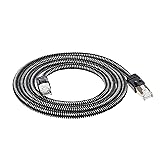 Amazon Basics Braided RJ45 Cat-7 Gigabit Ethernet Patch Internet Cable - 5 Feet
