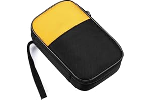 OLAIKE KingSung Zippered Soft Tool Carrying Case for Fluke 117/116/115/114/113 Digital Multimeter 62 Max and Many More, with Smooth Zipper and Thick Wrist Strap, Built-in Shock-Proof Cotton, Single-Layer