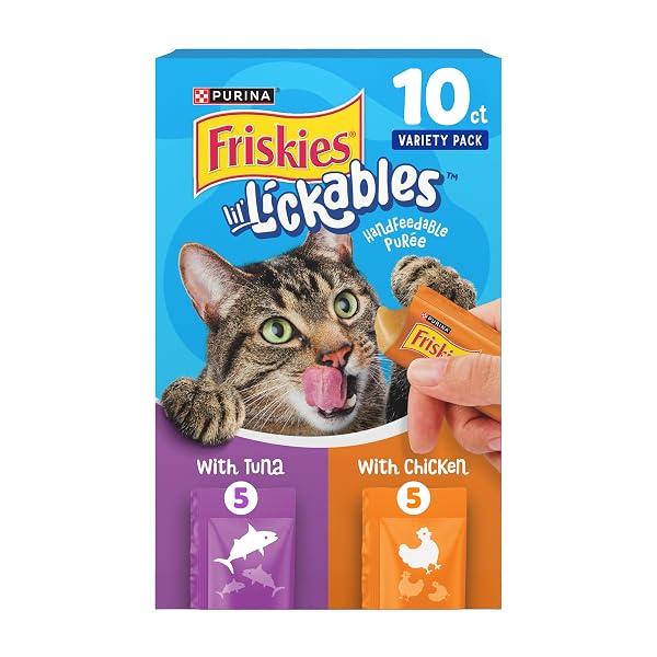 PURINA FRISKIES LIL’ LICKABLES WITH CHICKEN OR TUNA...