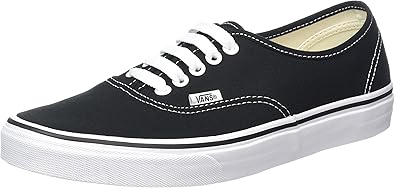 vans authentic slim black