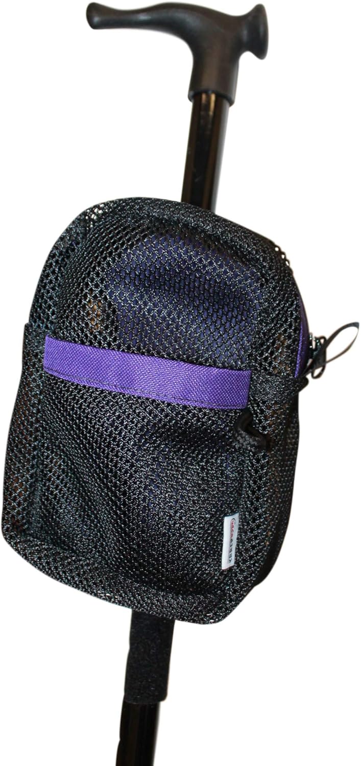 Cane Buddy Secure Pouch, Carrying Bag for Cane, Walker