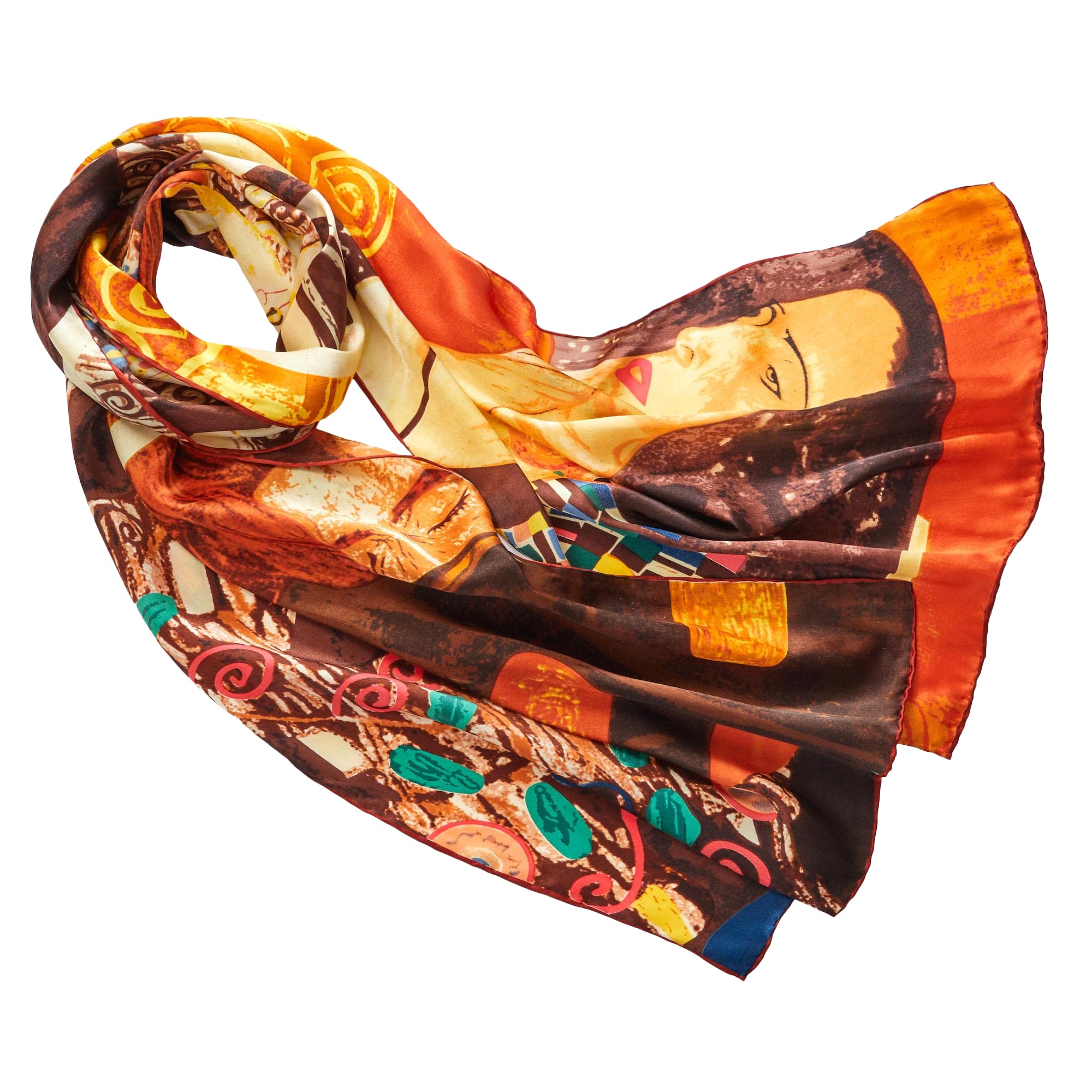 Prettystern Women 63 Inch long Gustav Klimt art nouveau painting Scarf - Gustav Klimt - Judith II P872