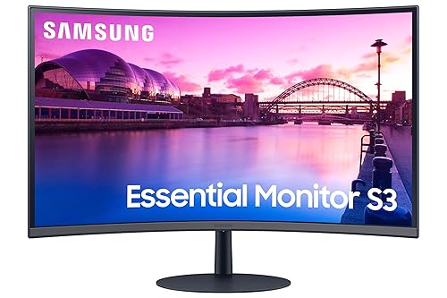Samsung LS27C390EAUXXU 27" Curved FullHD 1080p Monitor with Speakers - 1920x1080, HDMI, Displayport, Freesync