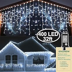 KNONEW Christmas Lights Outdoor Decorations 400 LED