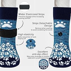 EXPAWLORER Anti Slip Dog Socks to Prevent Licking