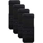 Tamlien 2 Hook Bra Extenders,Stretchy Soft and Comfortable Bra Strap Extender