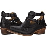 ROPER Womens Willa Embroidery Snip Toe Casual Boots Ankle Low Heel 1-2"