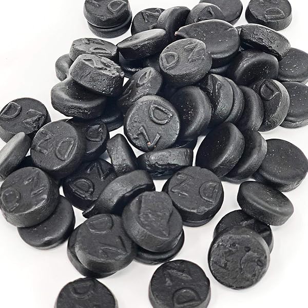 GUSTAF’S DUTCH LICORICE COINS DOUBLE SALT – 5.2 OZ.