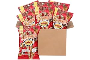 Popcornopolis Gourmet Popcorn, Zebra Popcorn, Sweet & Salty Chocolate Drizzle, 12-Pack Bulk & Single Serve, Non-GMO, Gluten-Free