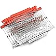 Chanzon 34 Values 0.5W Zener Diode Assorted Kit (2V 2.2V 2.4V 2.7V 3V 3.3V 3.6V 3.9V 4.3V 4.7V 5.1V 5.6V 6.2V 6.8V 7.5V 8.2V 9.1V 10V 11V 12V 13V 15V 16V 18V 20V 22V 24V 27V 30V 33V 36V 39V 43V 47V)