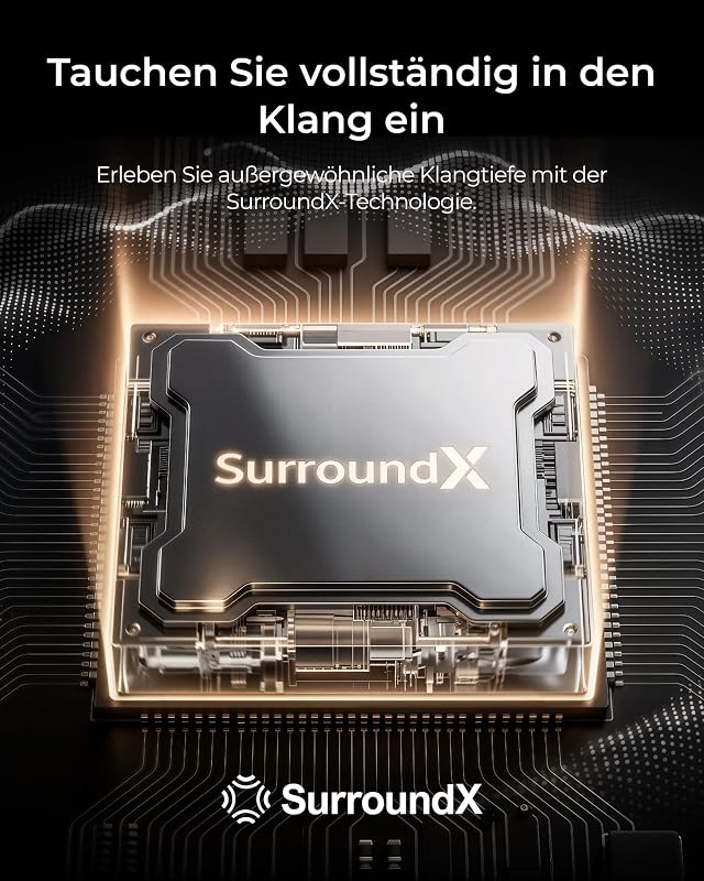 5.1 Surround-Sound-System mit Dolby Atmos, kabellosem Subwoofer