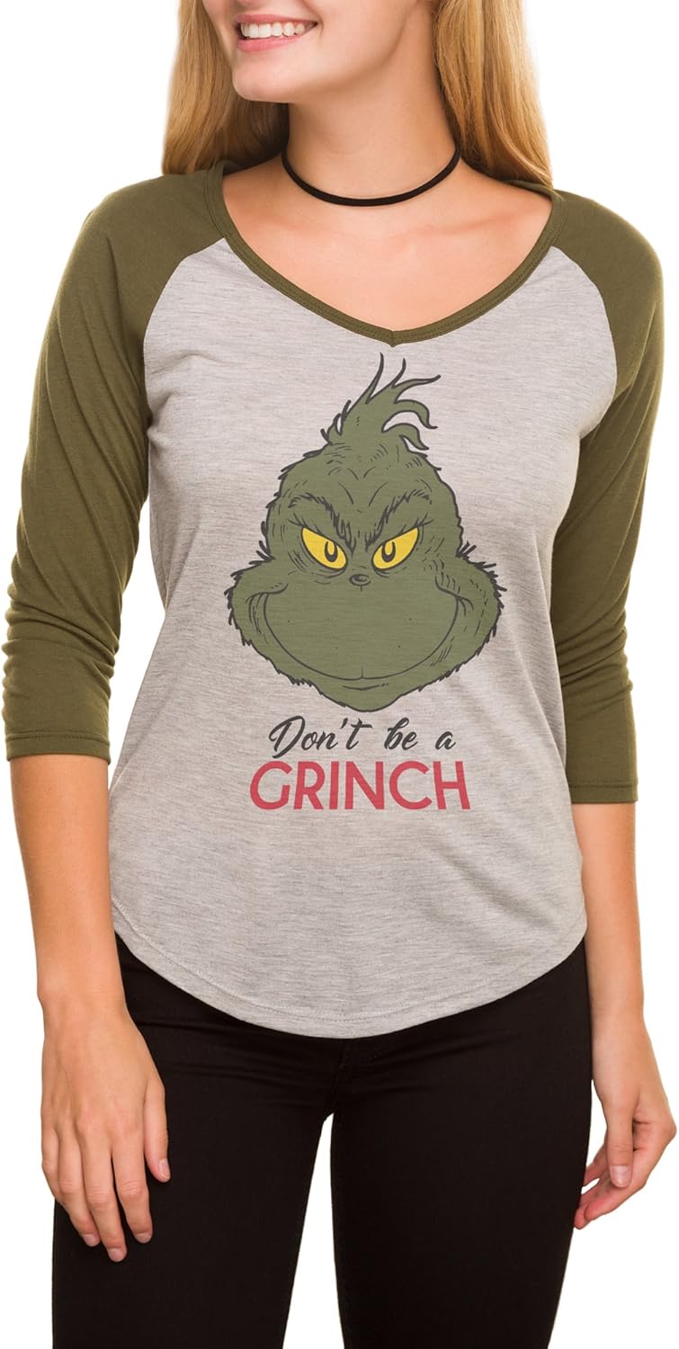 grinch raglan shirt
