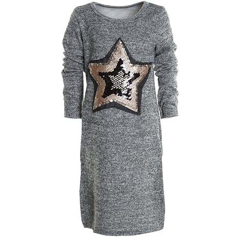 BEZLIT Mädchen Tunika Kleid Wende Pailletten 20677
