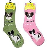 Foozys Unisex Crew Socks | Canine Large & Medium Dog Breed Novelty Sock (2 Pair)
