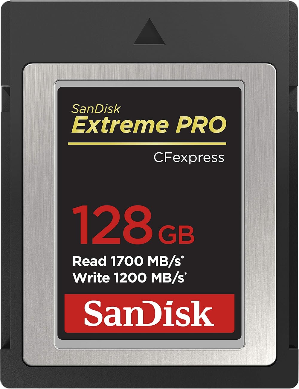 SanDisk 128GB Extreme PRO CFexpress Type B Card 1700 MB/s RAW 4K