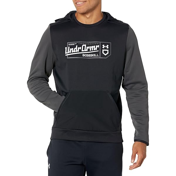 Under Armour Men's Baseball Graphic Hoodie 21, Black (001)/High