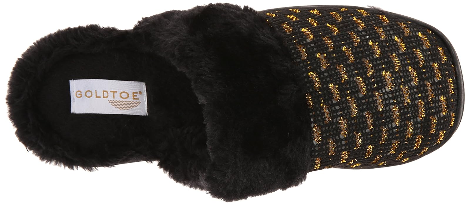 womens gold toe slippers