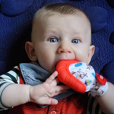 nuby soothing teething mitten