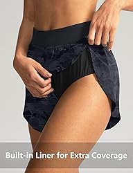Soothfeel High Waisted Athletic Running Shorts for
