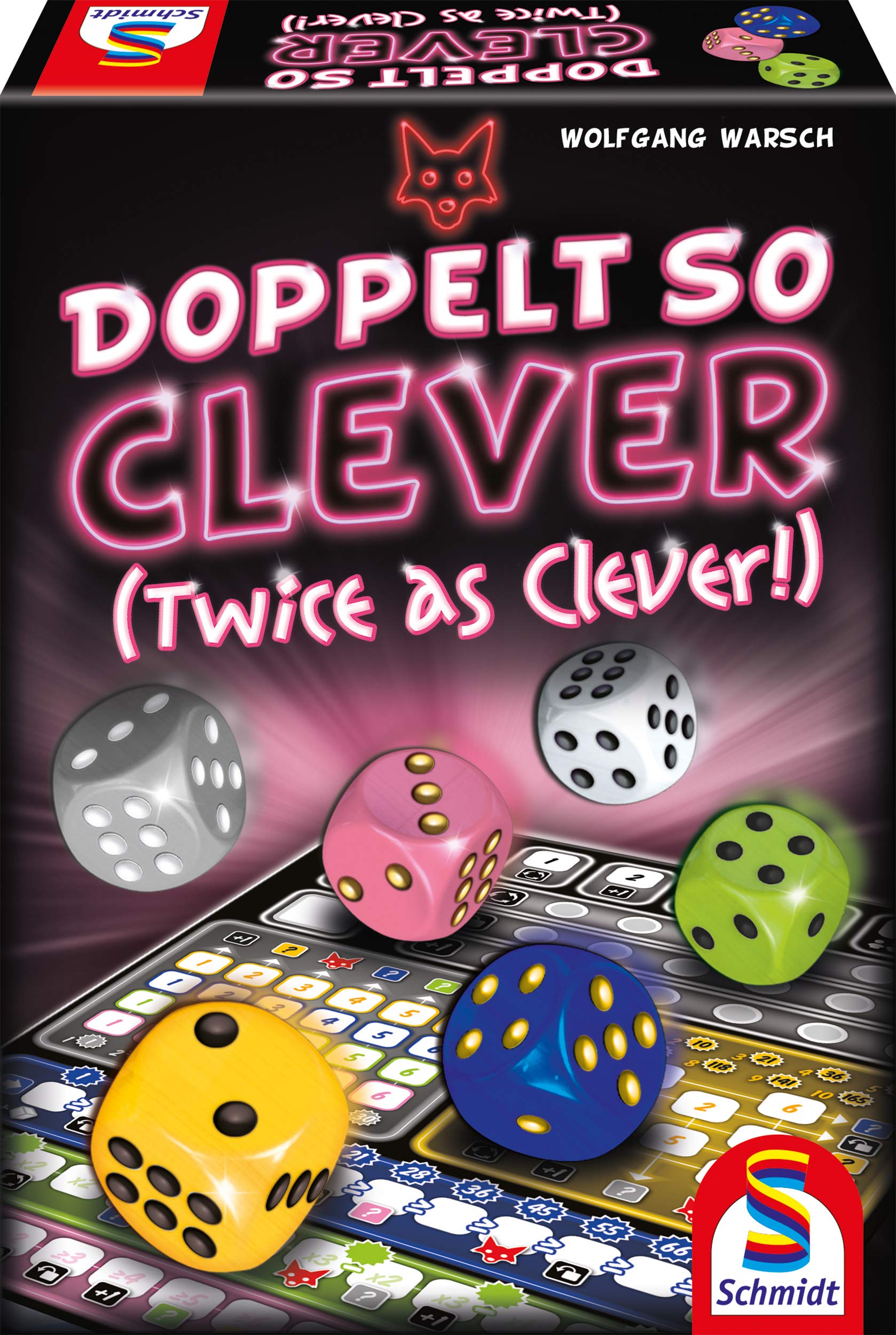 Schmidt | Doppelt so Clever | Strategy Dice Game | Ages 8+ | 1-4 Players | 30 Minutes Playing Time